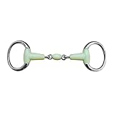 Swiixxer Trense für Pferde, Trense Aus Edelstahl mit Losen Ringen, Trense mit Losen Gliedern für das Pferdetraining und Reiten
