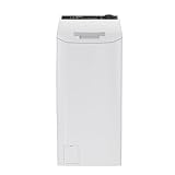 Haier T Serie 7, Waschmaschine mit Toplader, 8 kg, freistehend, Klasse A, 1200 Umdrehungen, Dampfoption, 16 Programme, App hon, Gentle Touch, HxBxT 86 x 41 x 60 cm, Weiß - THASN286TM5-S