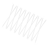 Ciieeo 20 Stück Hängeregistratur Metallstangen mit Haken Platzsparende Hängeorganizer für Aktenordner Universelle Büro Hängeregisterleisten für Schnellen Dokumentenzugriff