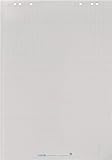 Landre recycling Flipchart-Papier, kariert, mit 20 Blatt je Block, 5er Pack