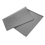 TOBBOMEY Hunde-Tischset Haustier ständer für hundenapf Futternäpfe für Hunde Cool hundezubehör hundenapf unterlage Platzdeckchen zum Füttern von Welpen Futtermatte für Hunde Kieselgel Grey