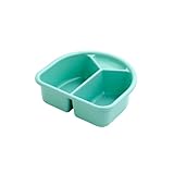 Rotho Babydesign TOP/Bella Bambina Waschschüssel - Babywaschschüssel mit Seifenablage - Waschbecken und Waschkammer in Grün - Praktische Lösung für die Babypflege