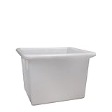 EMIKO HorseCare Tränkebottich eckig 55L / 1Stk. Lebensmittelecht und ohne Weichmacher Tränke für Pferde, Schafe, Rinder, Schweine etc.