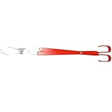 Asuinxurr BBQ Holzkohle Grill Karbon Klemme Aluminium Gegrillte Lebensmittel Clip Tragbare Zangen Grill ZubehöR Werkzeug 50,8 cm