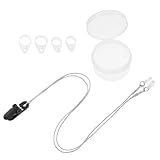 FOMIYES 1 Satz Anti-verlorenes Seil Für Sicherheitsclip Für Hörverstärker Lanyard-befestigung Für Audiophone Halteseil Für Hörverstärker Halteband Für Audiophones Kieselgel Grey