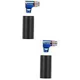 VANZACK 2St Reifenpumpe co2 Autopumpe für Reifen tragbar -Rennrad rennrad pumpe Tragbarer Reifenfüller handlenzpumpe manuelle pumpe CO-Fahrradpumpe Tragbare Fahrradpumpe Minipumpe Blue