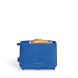 CREATE Toaster, Kobaltblau, 6 Leistungsstufen, Krümelschublade, Thermostat, Auftauen, Aufwärmen, Sicherheitssystem, 750 W