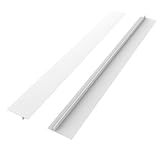 2 x Silikon-Schlitzstreifen, Herdschlitz, Küche, Ölflecken, Kieselgel, Dichtungseinsatz SmR610 (Weiß, Einheitsgröße)
