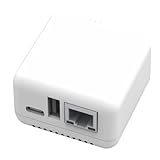 Uxsjakjsd 1PCS NP330 USB 2.0 Print Server USB2.0 Mini -Druckerserver 100mbit / S RJ45 -Verbindung für Androids -Telefone EU -Stecker