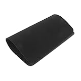 LAPYAPPE Ergonomisches Schwarzes Mauspad mit Rutschfester Gummibasis für Büro und Gaming Langlebiges Laptop Mousepad Kompatibel mit Allen Mausarten für Home Office Arbeit