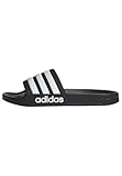 adidas Unisex Adilette Shower Slides, Core Black / Cloud White, 43 EU