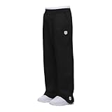 Generisch Jogginghose Herren Baggy Baumwolle Sweatpants mit Elastischer Taille und Weitem Bein Bequeme Sport Hosen mit Taschen & Kordelzug für Training, Y2K Streetwear