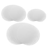 GARVALON Stapelbare Filz Topfschoner 50 Stück – 3 Größen 127/191/267 cm Hitzeisolierende Filz Pfannentrenner für Kratzfreien Topf und Geschirrschutz Platzsparende Tellerunterlagen