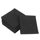 Gogogmee 500 Blatt Selbstklebende Notizblöcke Schwarz Ablösbare Memo Aufkleber für Büro Schule und Zuhause Tragbare Haftnotizen mit Hohem Kontrast