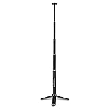 Walimex Pro 2in1 Ministativ XL mit 1/4“ Anschluss I Höhenverstellbar von 20,5 cm bis 62,5 cm Höhe I Mini Dreibein Kamerastativ mit Teleskoparm I für den professionellen Gebrauch I bis 1 kg belastbar