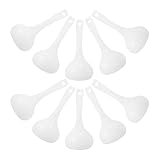 TOYZFRIENDY 10 Stück Teiliges Hitzebeständiges Küchen schöpflöffel Kunststoff Großer Suppenlöffel für Servieren Asiatischer Pho Ramen löffel Langlebig Komfortabler Griff Spülmaschinengeeignet