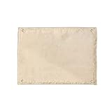 WUISOLQP Camping Matte Fiberglas feuerhemmende Decke Grillunterlage, 56x80cm