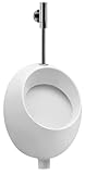 VBChome Urinal Keramik Zulauf Oben Weiß Modern Hochwertig Pinkelbecken senkrecht Pissoir Pico