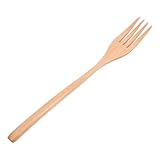 VINTORKY Salatgabel Vielseitige Holzgabel mit Langem Griff Leicht zu Reinigen Küchen und Serviergabel für Haushalt und Gastronomie