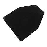 CRILSTYLEO Urinal-bodenmatte Badematten Für Badezimmer Saugfähige Urinalmatten Badezimmer-steinmatte Bereich Teppich Urinalmatten Für Männer Badezimmer-Caddy Toilettenvorleger PVC Black