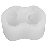 BESPORTBLE Bulldogge Kuchenform für DIY Backen Hitzebeständig Multifunktional für Mousse Kekse und Kuchen Weiß für Party und Geschenk