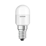 OSRAM LED-Speziallampen für Kühlschränke mit E14 Sockel | energiesparend, Tageslicht, 20W-Ersatz, klar filament | PARATHOM SPECIAL T26 20 2.3 W/6500 K E14