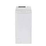 Hoover H-WASH 300 Waschmaschine 7 kg, freistehend, Toplader, Klasse C, 1200 Umdrehungen, 16 Programme, App hon, künstliche Intelligenz, Dampf, HxBxT 86 x 41 x 60 cm, Weiß - THOSQ275D3-S