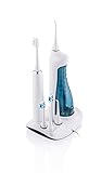 ETA Mundzentrum I elektrische Schallzahnbürste und Munddusche I Dentalhygiene I Prävention I Blau, Weiß