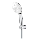 Grohe Tempesta 110 Duschkopf Handbrause mit Wandhalter und 125 cm Schlauch