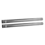 Cabilock 2St kolbenstopper reinigungswerkzeuge bodenkehrender besen Besenzubehörstange Mopps Ersatz für den Besenstiel aus Metall Wischmopp für die Bodenreinigung Rostfreier Stahl Silver