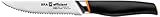 BRA Efficient | Messer Tomatenmesser, Schwarz, 3x3x24 cm, Rostfreier Edelstahl