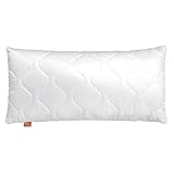 sleepling Kopfkissen 40x80 cm, Allergiker Kissen, waschbar, Made in EU, Ökotex, langes Schlafkissen 40 x 80, Bettkissen, Pillow, Komfort 100