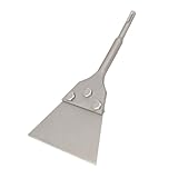 TABODD 260x125 mm Fliesenmeißel SDS Plus Meißel, SDS Plus Spachtelmeißel Bodenschaber für Abziehen von Fußbodenkleber, Teppich, Linoleum, Fliesenkleber, PVC-Fliesen, Farbe