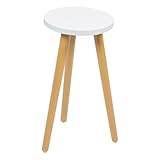 VALICLUD Massiver Holz blumenhocker Rund Natürlicher Pflanzständer für Innenbereich Vielseitiger Pflanzen Deko ständer mit Glatten Kanten Stabil und Schlicht