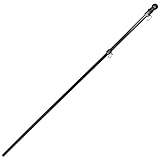 DIKACA Edelstahl Fahnenmast Stabil mit Seilzug Outdoor Rotationsfahnenmast Teiliger Flaggenmast für Garten und Rostfreier Stahl