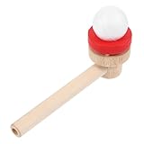 SOIMISS Holzspielzeug Blasball Motoriktraining Interaktives Geschicklichkeitsspiel Party Beschäftigung Lernspielzeug für Familie