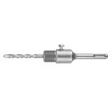 GRAPHITE SDS Plus Adapter für Bohrkrone mit M22 Gewinde, Adapterlänge: 110 mm Stahl 40Cr, Bohrerlänge 110 mm ⌀ 8 mm zum Bohren von Beton, Löchern für: Dosen, Rohre, Lüftungslöchern