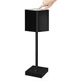 Taoxee LED Tischlampe kabellos mit Touch,Wiederaufladbar 3000K/4000K/6000K Drei Farbtemperaturen Tischleuchte,Outdoor Tischlampe wasserdicht für Aussen Schlafzimmer Bar Restaurant Tisch Deko Camping