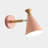 BDDCYWY Nordische Macaron-Steg, innen montiert mit Lampenschirm aus Metall, Bettleuchte für Schlafzimmer, Wandleuchten mit verstellbarem Winkel, für den Flur des Wohnzimmers