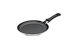Tramontina Aluminium Antihaft Crepes Pfanne Professional, 22 cm, Pancake, Pfannkuchenpfanne, 20894-022, Schwarz