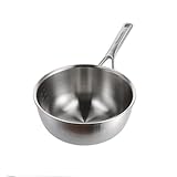 KitchenAid Multi-Ply Stainless Steel PFAS-freie keramische Antihaft-Pfanne aus Edelstahl, 22cm/3,1 Liter, Induktion, Multi Clad, Silber