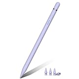 Pencil 1. Generation für iPad (2018-2024), 30 Mins Schnellladung mit Neigung & Palm Rejection, Stift für iPad Kompatibel mit iPad Air 3/4/5/11''M2, Mini 5/6, iPad 6-10, Pro 11'/12,9'/13''M4 (Lila)