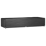 Rantry Casa Abdeckung für Liegestühle, 12 Ösen, 205 x 75 x 40 cm, aus Polyethylen, Sonnenliegen, Schlafsofa, Möbel, Gartenliegen, für den Außenbereich, Pool, Haus, Möbel