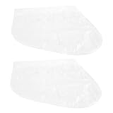 Ipetboom 2 Paar Fußmaske An Den Füßen Fußpflegende Masken Peeling Fußaufhellungsmasken Fußpflegemasken Fuß Peel Booties Zehenteiler Für Nagellack Füße Nähren Abs Weiß