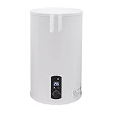 Warmwasserbereiter Wandspeicher 70L Elektrischer Wassererhitzer Vertikal Wasserboiler Einstellbare Temperatur mit Wasserhahn Handbrause