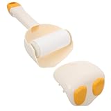 COLLBATH Extra Klebrige Haustier-fusselrolle, Wiederverwendbare Fusselrolle, Tierhaarentferner-bürste, Selbstklebende Fusselbürste, Hundehaarentferner-Werkzeug Für Kleidung Und Möbel