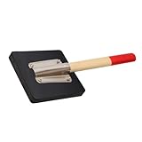 VALICLUD Gummihammer mit Quadratischem Gummikopf Holzgriff Abriebfest Fliesen und Bodenverlegewerkzeug für Bau und Handwerk