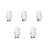 Gerader Typ Thermostat-Heizkörper-Reglerventile Wasser-/Fußbodenheizungstemperatur Manuelle Steuerventile Kopf Thermostatische Heizkörperventile