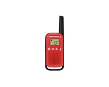 Motorola Talkabout T42 PMR-Funkgeräte ( PMR446, 16 Kanäle, Reichweite 4 km) rot , 2 Stück (1er Pack)