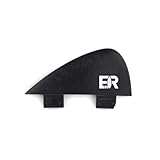 Eisbach Riders River Surfing Surfboard FCS Trailer Finne (Black, Small - 1.8')